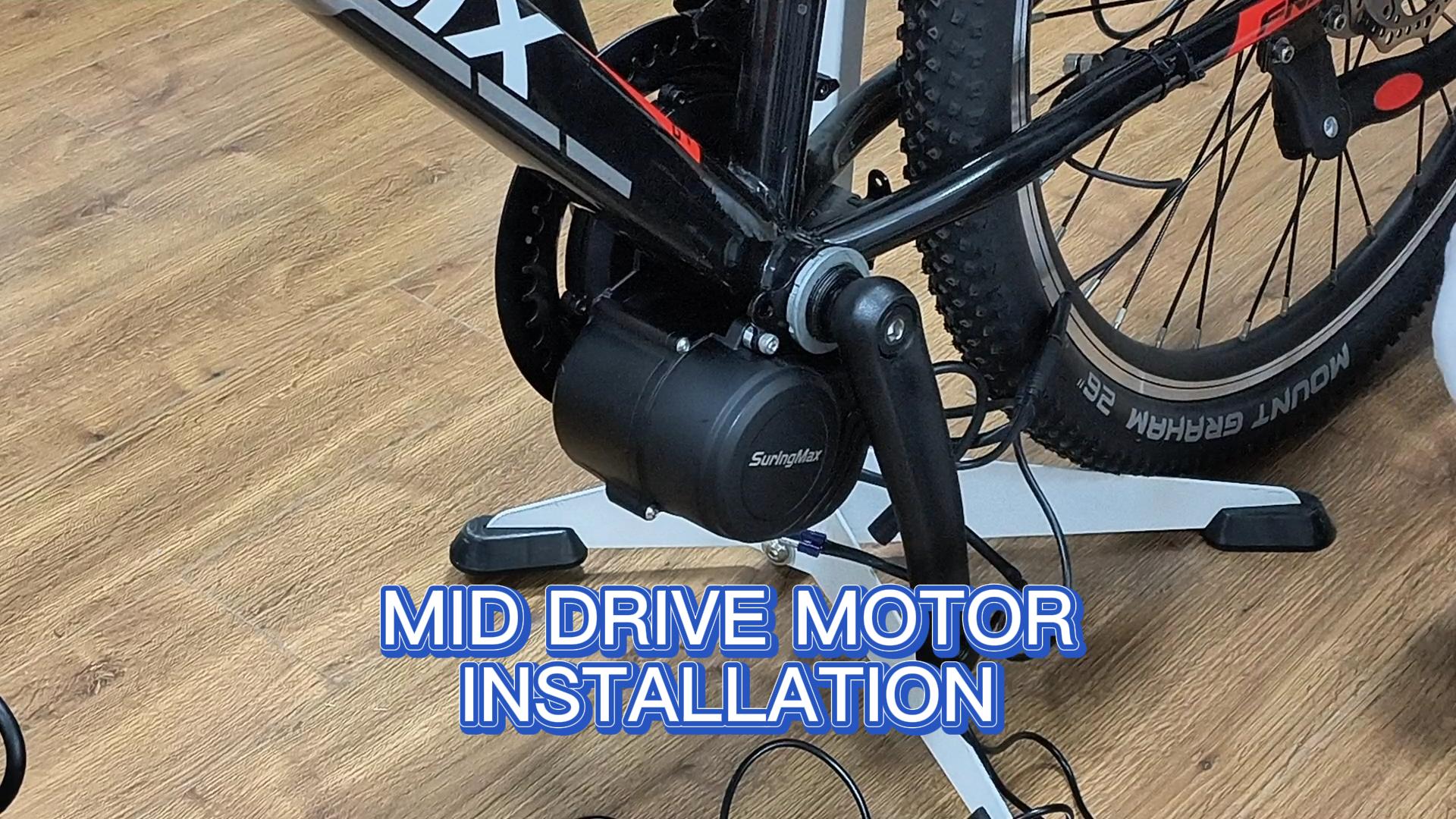 SURINGMAX torque sensor electric bike 36v 250w ebike mid drive motor conversion kit for e-bike