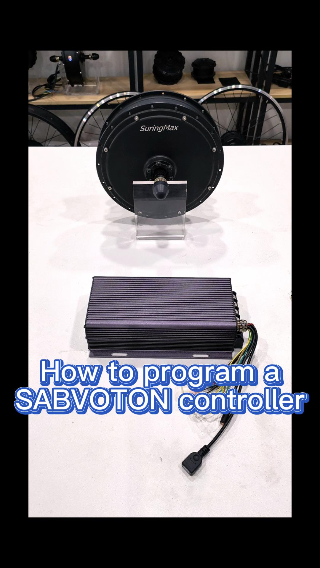 Programmabled 72V 100A SABVOTON controller 